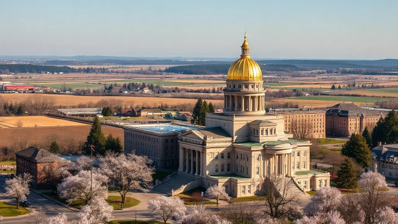 Oregon State Capitol building in Salem
